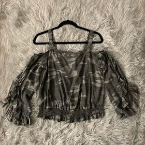 (SOLD) Express Camo Top